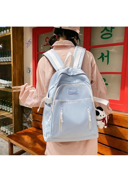 Okul Çantası Kadın Ortaokul Öğrencisi Moda Büyük Kapasiteli Seyahat Sırt Çantası Kız Tatlı Lise Öğrencisi Sırt Çantası (Yurt Dışından) modelleri
