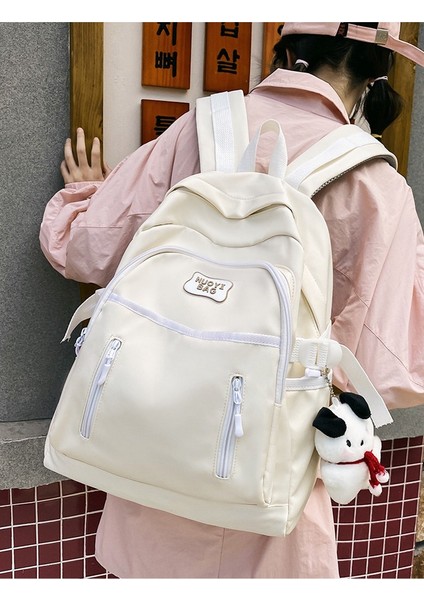 Okul Çantası Kadın Ortaokul Öğrencisi Moda Büyük Kapasiteli Seyahat Sırt Çantası Kız Tatlı Lise Öğrencisi Sırt Çantası (Yurt Dışından) fırsatları