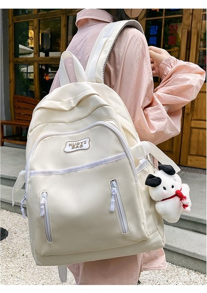 Okul Çantası Kadın Ortaokul Öğrencisi Moda Büyük Kapasiteli Seyahat Sırt Çantası Kız Tatlı Lise Öğrencisi Sırt Çantası (Yurt Dışından) indirimleri