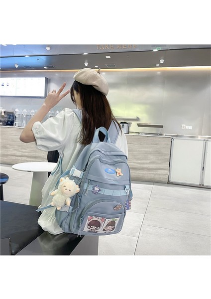 2023 Yeni Üniversite Öğrencisi Sırt Çantası Kadın Lise Öğrencisi Bilgisayar Basit Okul Çantası Seyahat Sırt Çantası (Yurt Dışından) indirimleri