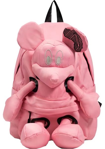 Moda Kadın Sırt Çantası 2023 Yeni Rahat Sırt Çantası Kadın Ortaokul ve Lise Öğrencisi Okul Çantası Seyahat Büyük Kapasiteli Çanta (Yurt Dışından)