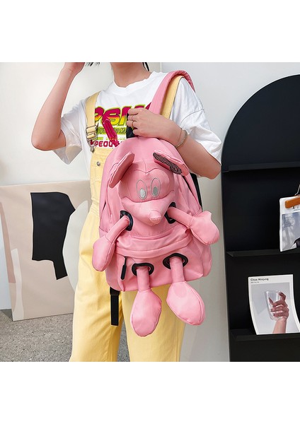 Moda Kadın Sırt Çantası 2023 Yeni Rahat Sırt Çantası Kadın Ortaokul ve Lise Öğrencisi Okul Çantası Seyahat Büyük Kapasiteli Çanta (Yurt Dışından) fiyatları