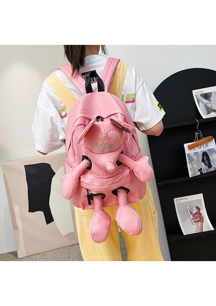 Moda Kadın Sırt Çantası 2023 Yeni Rahat Sırt Çantası Kadın Ortaokul ve Lise Öğrencisi Okul Çantası Seyahat Büyük Kapasiteli Çanta (Yurt Dışından) modelleri