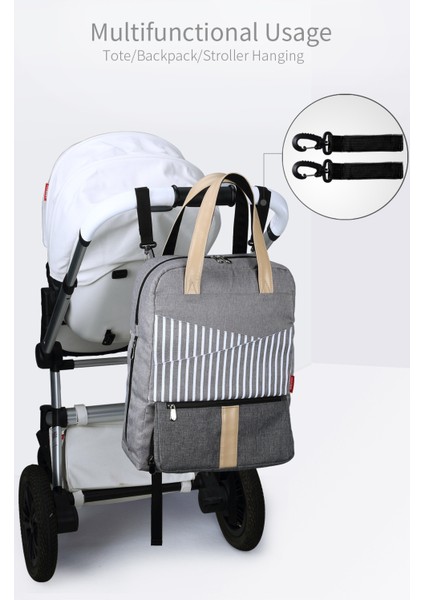 Çok Fonksiyonlu Taşınabilir Sırt Çantası, Büyük Kapasiteli Anne Çantası, Anne ve Bebek Gezisi Sırt Çantası, Anne Çantası, Doğum Çantası (Yurt Dışından) fırsatları