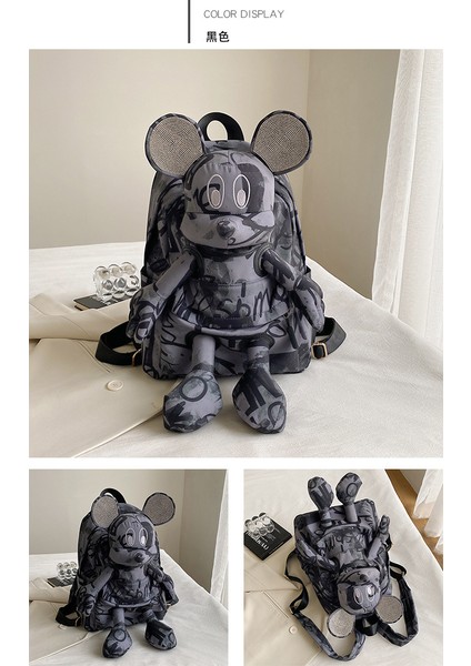 Çanta Kadın Sırt Çantası Karikatür Sevimli Bebek 2023 Yeni Trendy Marka Büyük Kapasiteli Öğrenci Okul Çantası Seyahat Çantası (Yurt Dışından) fiyatları