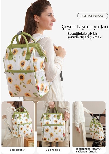 Su Geçirmez, Büyük Kapasiteli Sırt Çantası Mumya Çantası, Çok Fonksiyonlu Anne ve Bebek Gezisi Sırt Çantası, El Tipi Anne Çantası (Yurt Dışından) indirimleri