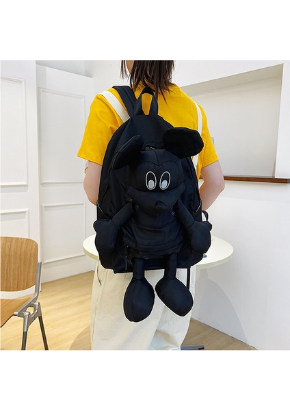 Moda Kadın Sırt Çantası 2023 Yeni Rahat Sırt Çantası Kadın Ortaokul ve Lise Öğrencisi Okul Çantası Seyahat Büyük Kapasiteli Çanta (Yurt Dışından) modelleri