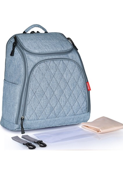 Büyük Kapasiteli Çok Fonksiyonlu Su Geçirmez Sırt Çantası Anne Çantası Anne ve Bebek Gezi Çantası Çift Omuz Anne Bebek Çantası (Yurt Dışından)