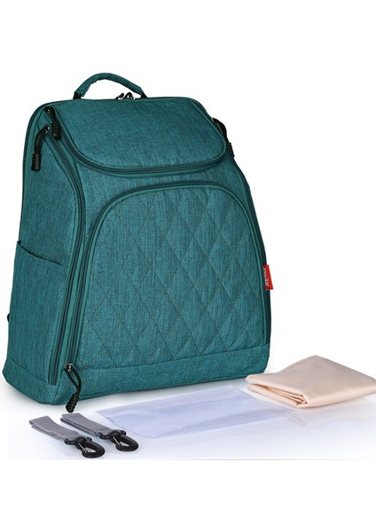 Büyük Kapasiteli Çok Fonksiyonlu Su Geçirmez Sırt Çantası Anne Çantası Anne ve Bebek Gezi Çantası Çift Omuz Anne Bebek Çantası (Yurt Dışından)