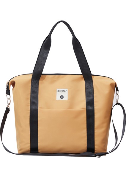 Çok Fonksiyonlu Crossbody Tek Omuz Büyük Kapasiteli Mumya Çantası Su Geçirmez Anne ve Bebek Çantası Taşınabilir Bebek Bekleyen Anne Çantası (Yurt Dışından)