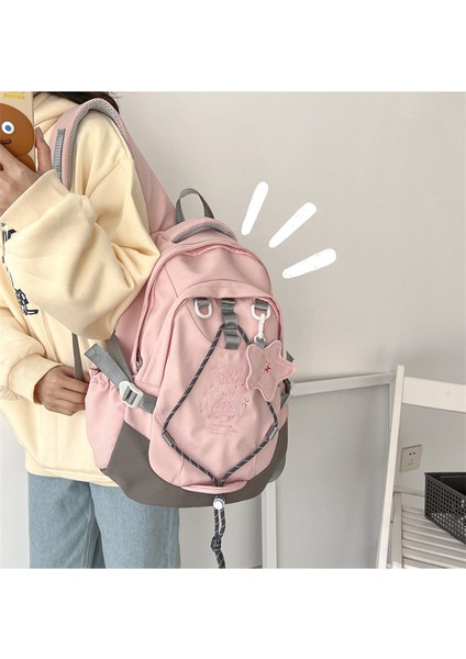 Kolej Tarzı Gezegen Ev Yapımı Sevimli Şekerleme Tavşan Üniversite Öğrencisi Sırt Çantası Japon Tatlı Tarzı Kadınlar Için Okul Çantası (Yurt Dışından) modelleri