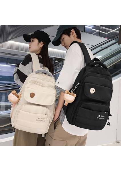 Kızların Kolej Tarzı Büyük Kapasiteli Okul Çantaları, Ortaokul Öğrencileri ve Lise Öğrencilerinin Tüm Maçlara Uygun Sırt Çantaları, Seyahat Sırt Çantaları (Yurt Dışından) fırsatları