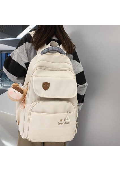 Kızların Kolej Tarzı Büyük Kapasiteli Okul Çantaları, Ortaokul Öğrencileri ve Lise Öğrencilerinin Tüm Maçlara Uygun Sırt Çantaları, Seyahat Sırt Çantaları (Yurt Dışından) indirimleri