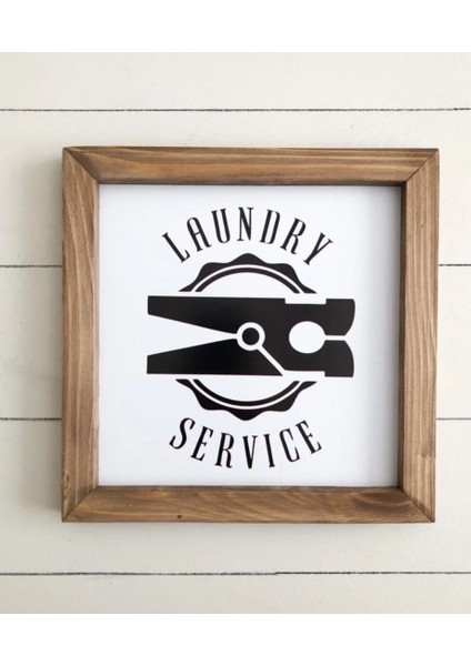 Banyo Laundry Service Ahşap Çerçeve