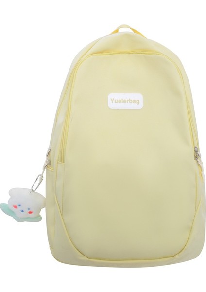 Ilkbahar ve Yaz Yeni Moda Sırt Çantası Büyük Kapasiteli Moda Kore Tarzı Sırt Çantası Kadınlar Için Basit Rahat Öğrenci Okul Çantası (Yurt Dışından)