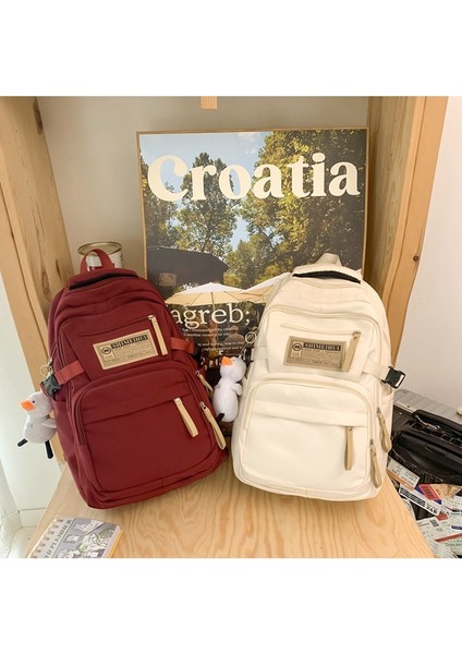 Yeni Erkek Sırt Çantası, Basit ve Çok Yönlü, Büyük Kapasiteli Seyahat Sırt Çantası, Orta ve Lise Öğrencileri Için Gündelik Japon Okul Çantası (Yurt Dışından) fiyatları