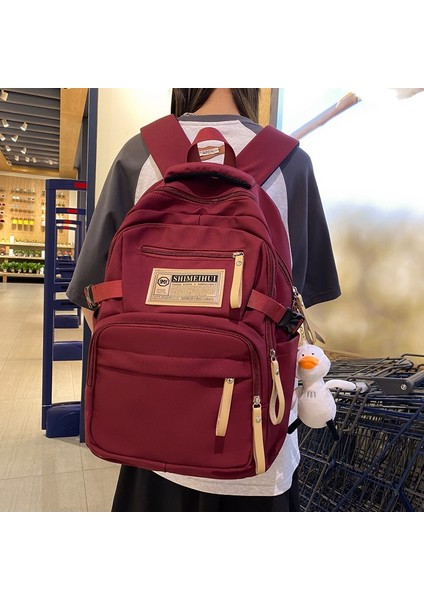 Yeni Erkek Sırt Çantası, Basit ve Çok Yönlü, Büyük Kapasiteli Seyahat Sırt Çantası, Orta ve Lise Öğrencileri Için Gündelik Japon Okul Çantası (Yurt Dışından) indirimleri