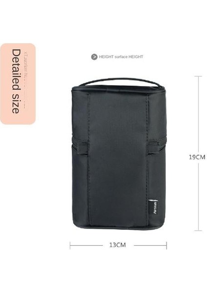 Naylon Kozmetik Çanta, Büyük Kapasite ve Taşınabilir, Seyahat Silindiri Için Uygun, Taşınabilir, Uçucu Yağ Depolama Kozmetik Çantası Için Uygun (Yurt Dışından) fiyatları