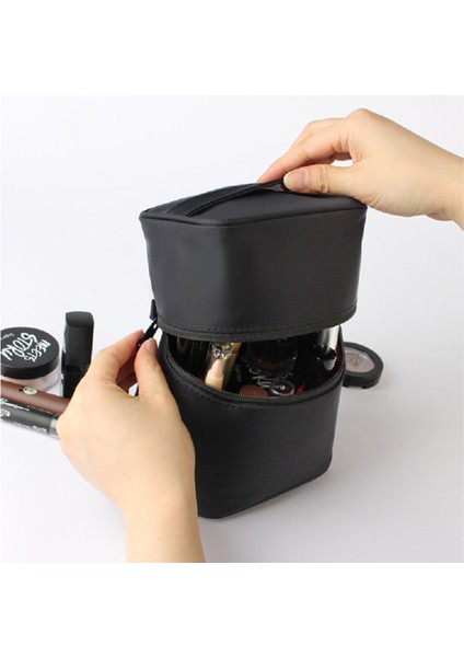 Naylon Kozmetik Çanta, Büyük Kapasite ve Taşınabilir, Seyahat Silindiri Için Uygun, Taşınabilir, Uçucu Yağ Depolama Kozmetik Çantası Için Uygun (Yurt Dışından) fırsatları