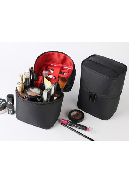 Naylon Kozmetik Çanta, Büyük Kapasite ve Taşınabilir, Seyahat Silindiri Için Uygun, Taşınabilir, Uçucu Yağ Depolama Kozmetik Çantası Için Uygun (Yurt Dışından) modelleri