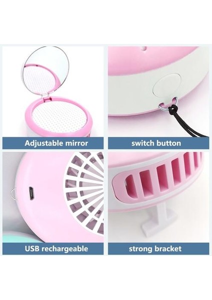 Yanlış Kirpik Kirpik Kurutucu Mini USB Fan Klima Blower Kirpik Uzatma Araçları 1 Adet Şarj Edilebilir Fan | Yanlış Kirpik Aksesuarları (Pembe) (Yurt Dışından)