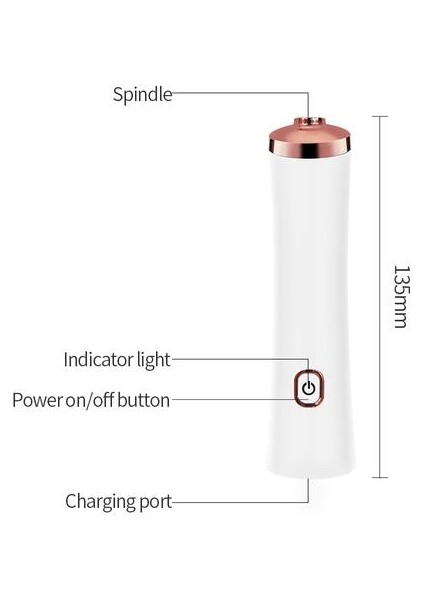 Elektrikli Kirpik Tutkal Çalkalayıcı Oje Dövme Mürekkep Pigment Sıvı Salaş Makinesi Makyaj Aracı Hızlı ve Verimli | Yanlış Kirpik Aksesuarları (Beyaz) (Yurt Dışından)