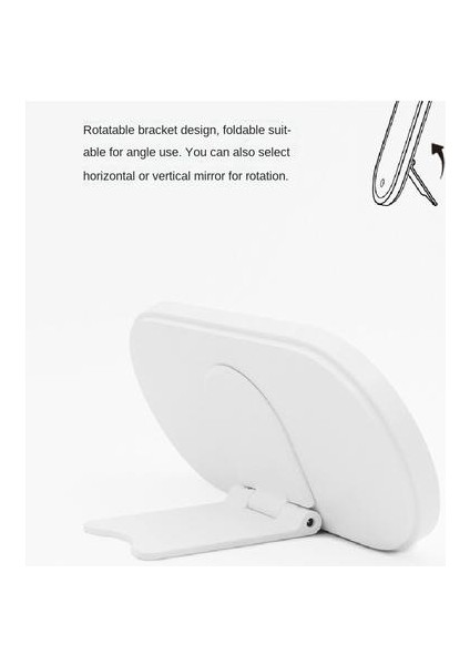 LED Makyaj Aynası, Taşınabilir, Dolgu Işık Tablet Depolama Için Uygun, Internet Ünlü Seyahat Masaüstü Makyaj Aynası Için Uygun (Yurt Dışından)