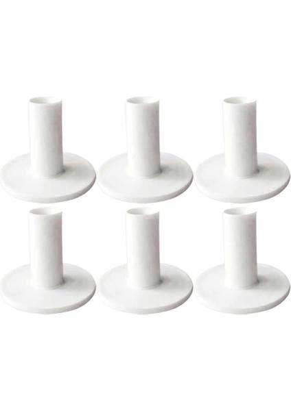 6 Golf Kauçuk Tee Ş Uygulama Eğ Mat Tee 55MM 38MM (Yurt Dışından)