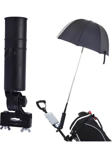 Ayarlanabilir Şemsiye Tutucu Golf Kulübü Arabası Arabası Arabası Siyah Için Montaj Standı (Yurt Dışından) indirimleri