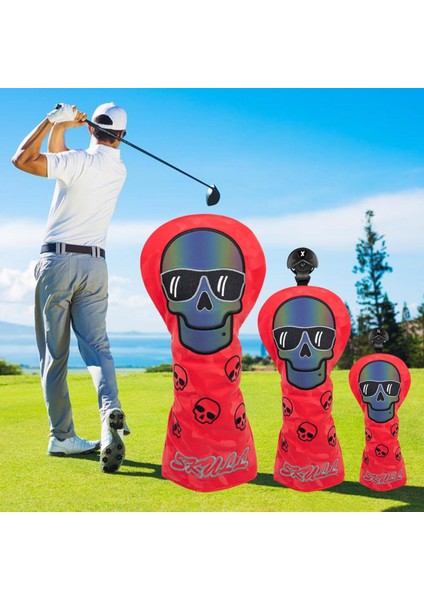 Kadınlar Için Ahşap Golf Sopaları Için Su Geçirmez Şlık, 3 Kırmızı 3 Için Çizilmeye Dayanıklı (Yurt Dışından) modelleri