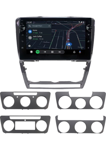 Skoda Octavia Android Multimedya Carplay Oem 4gb RAM+64GB HDD 2007-2012 Navigosyan Tuşlu Ekran