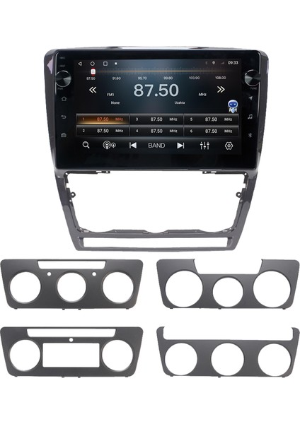 Skoda Octavia Android Multimedya Carplay Oem 4gb RAM+64GB HDD 2007-2012 Navigosyan Tuşlu Ekran