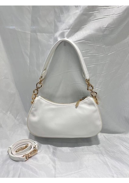 Half Chain Handbag Crossbody Bag Shoulder Bag