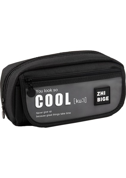 Cool Büyük Kapasiteli Üç Katmanlı Kırtasiye Çantası (Yurt Dışından)