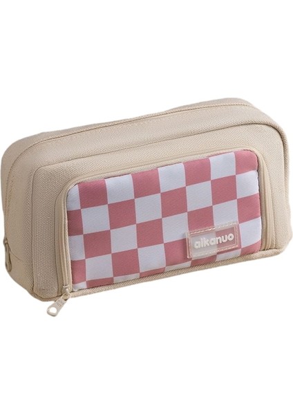 A202 Checkerboard Kanvas Kalem Kutusu (Yurt Dışından)