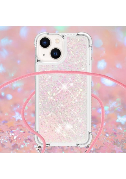 Apple iPhone15 Plus Güçlendirilmiş Köşeler Tpu Tpu Telefon Kapağı Lanyard (Yurt Dışından)