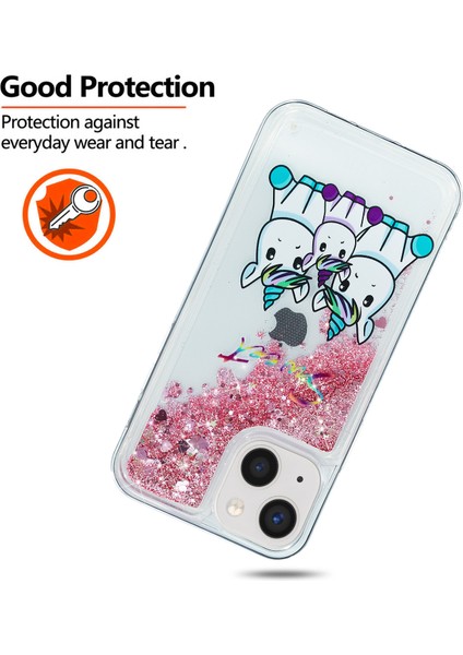 Apple iPhone15 Plus Tpu Telefon Kapağı Tozu Quicksand Telefon Kılıfı (Yurt Dışından)