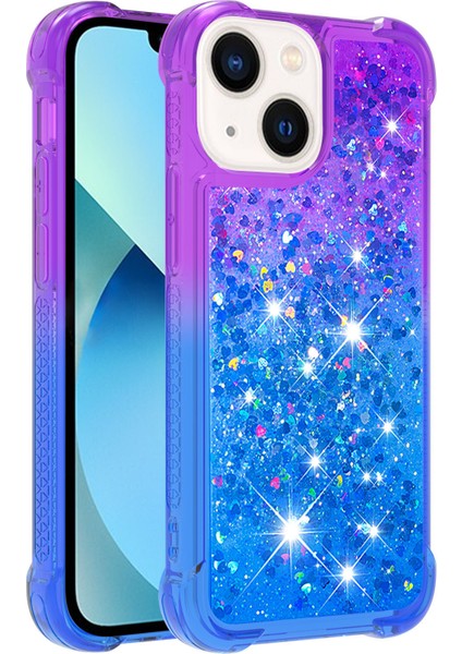 Apple iPhone15 Plus Gradyan Akan Sıvı Kasa Tpu Şok Geçirmez Telefon Kapağı (Yurt Dışından)
