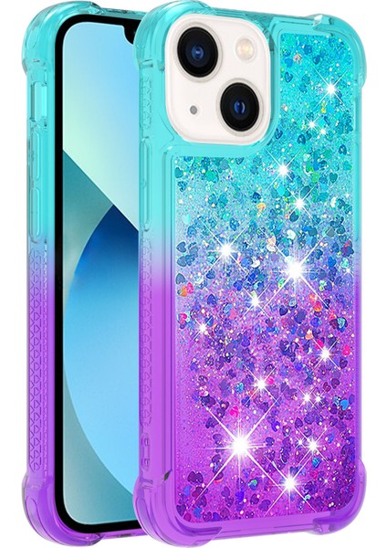 Apple iPhone15 Plus Gradyan Akan Sıvı Kasa Tpu Şok Geçirmez Telefon Kapağı (Yurt Dışından)