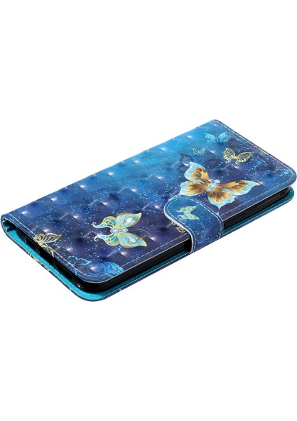 Apple iPhone15 Pro Max Pu Deri Telefon Kılıfı 3D Önleme Önleyici Cüzdan Stand Kapağı (Yurt Dışından)