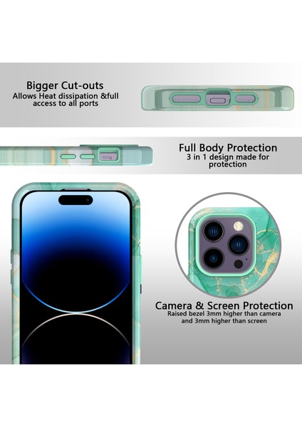 Apple iPhone15 Pro Max Telefon Kılıfı, Pc + Tpu Anti-Drop Telefon Kapağı (Yurt Dışından)
