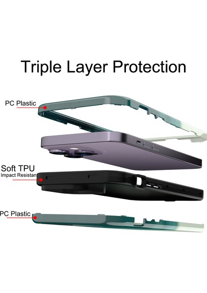 Apple iPhone15 Pro Max Telefon Kılıfı, Pc + Tpu Anti-Drop Telefon Kapağı (Yurt Dışından) fiyatları