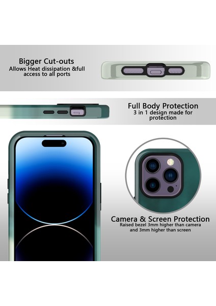 Apple iPhone15 Pro Max Telefon Kılıfı, Pc + Tpu Anti-Drop Telefon Kapağı (Yurt Dışından) fırsatları