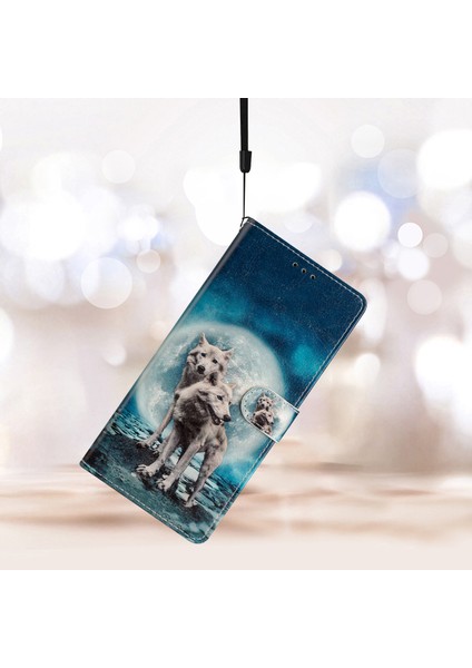 Apple iPhone15 Pro Max Flip Telefon Kılıfı Pu Deri Cüzdan Stand Kapağı Kayış (Yurt Dışından)