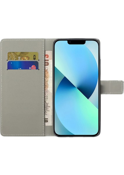 Apple iPhone15 Pro Max Pu Deri Flip Koruyucu Kılıf Stand Cüzdan Telefon Kapağı (Yurt Dışından)
