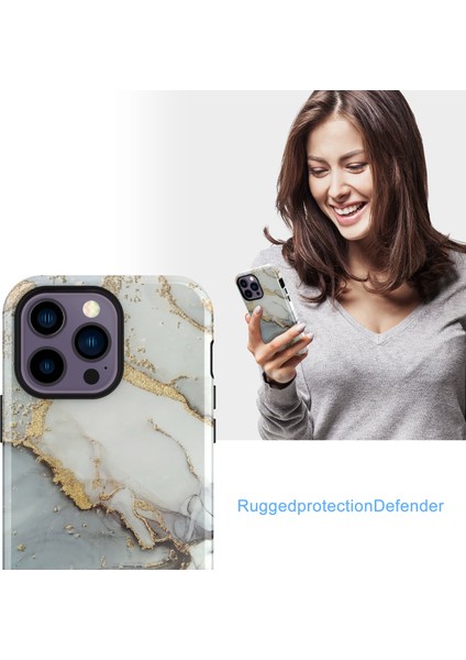 Apple iPhone15 Pro Max Telefon Kılıfı, Pc + Tpu Anti-Drop Telefon Kapağı (Yurt Dışından)