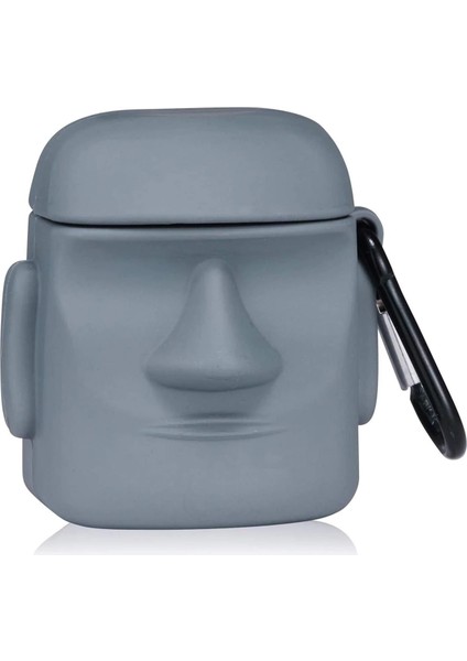 Airpods 1. Nesil / 2. Nesil Kılıf Cartoon Figürlü Silikon Crtn-Fgr-Hykl