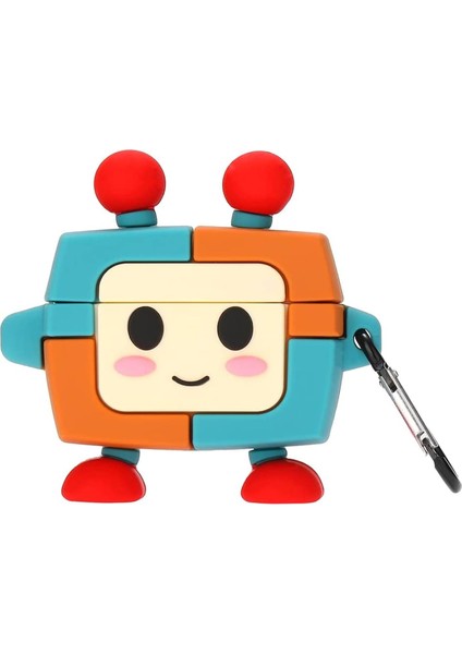 Airpods Pro Kılıf Cartoon Figürlü Silikon Crtn-Fgr-Rbt