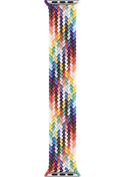 Apple Watch Ultra 2 Kordon, (Medium Size, 147MM) Braided Solo Loop Band Pride Edition