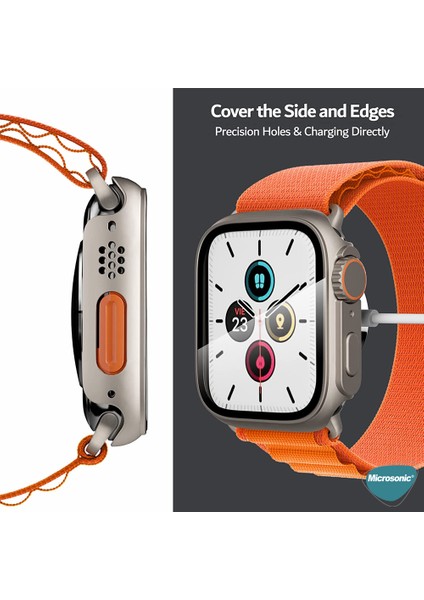 Apple Watch Series 9 45MM Kılıf Apple Watch Ultra Dönüştürücü Ekran Koruyucu Kasa Yıldız Işığı